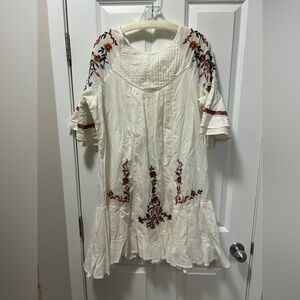 Free People embroidered dress